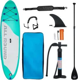 10'6" Upgraded Inflatable Stand Up Paddle Board for Adults - Superior Stability, Portability, and Satisfaction Guarantee