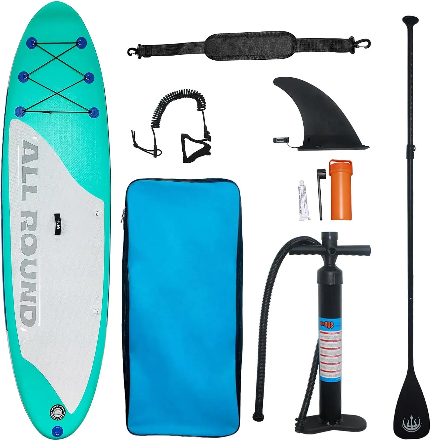 10'6" Upgraded Inflatable Stand Up Paddle Board for Adults - Superior Stability, Portability, and Satisfaction Guarantee