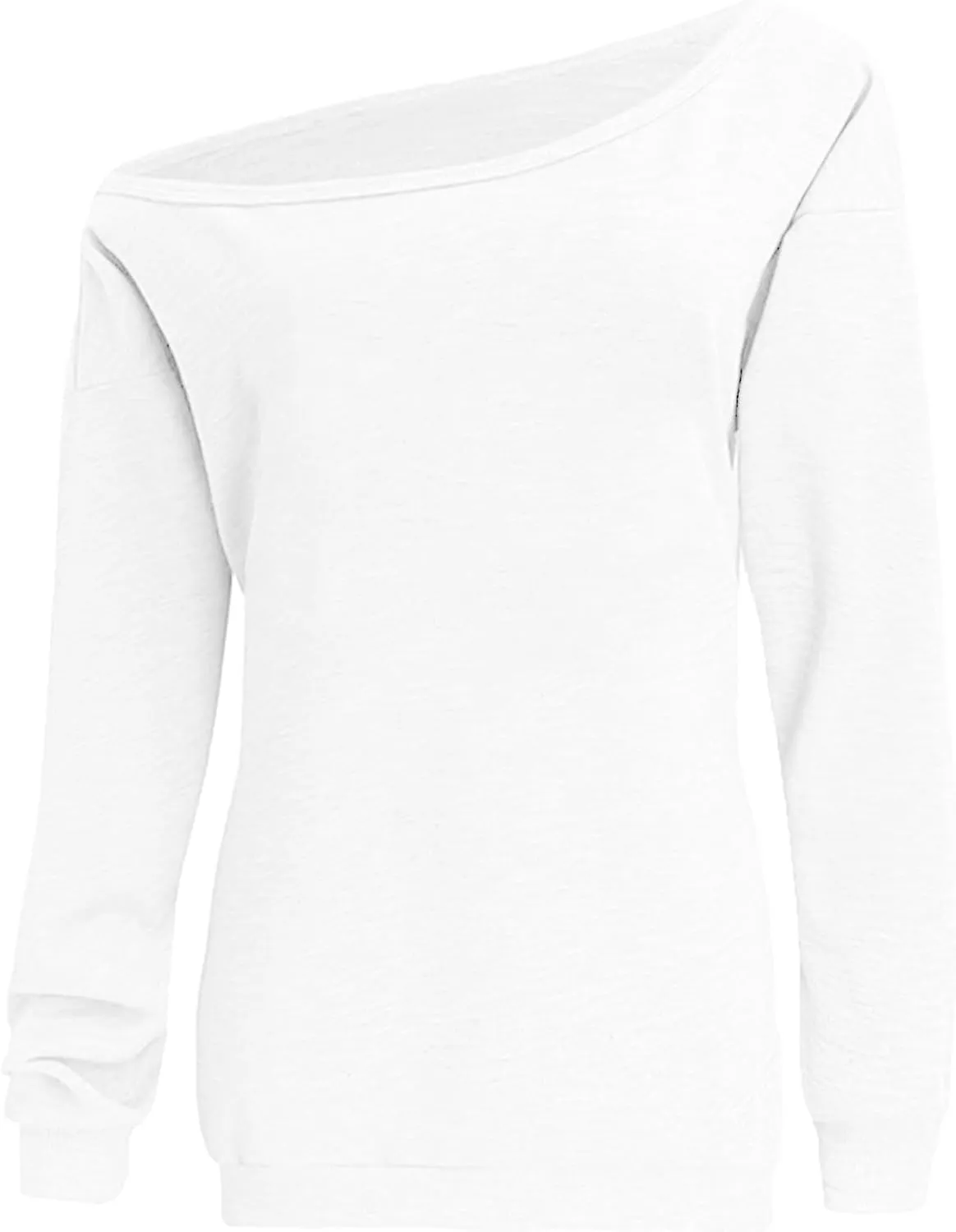 Dutebare Women Off Shoulder Sweatshirt Slouchy Shirt Long Sleeve Pullover Tops