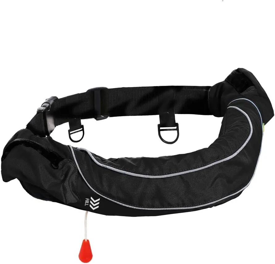 Eyson Inflatable Life Jacket Life Vest Life Ring Belt Pack Waist Bag Automatic