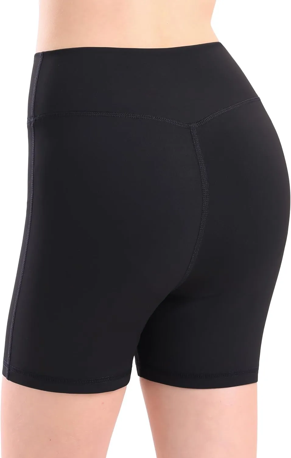 Girls V Cross Waist Athletic Shorts, Kids Soft Bike Volleyball Yoga Dance Running Cheer Gymnastics Gym Workout Shorts