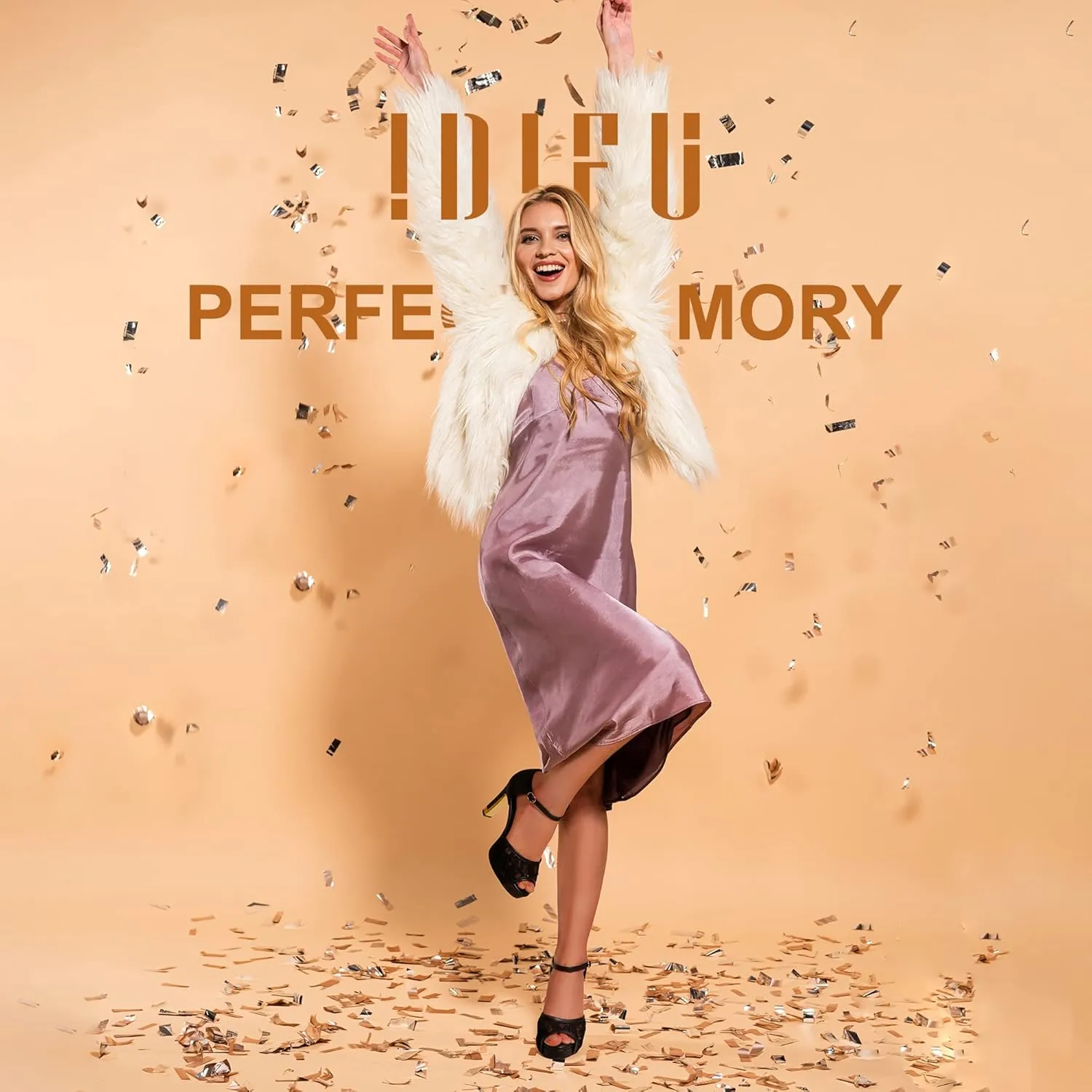 IDIFU Women's IN4 Mary Platform Chunky High Heels Sandals Peep Toe Dress Wedding Bridal Shoes For Women Bride Bridesmaid