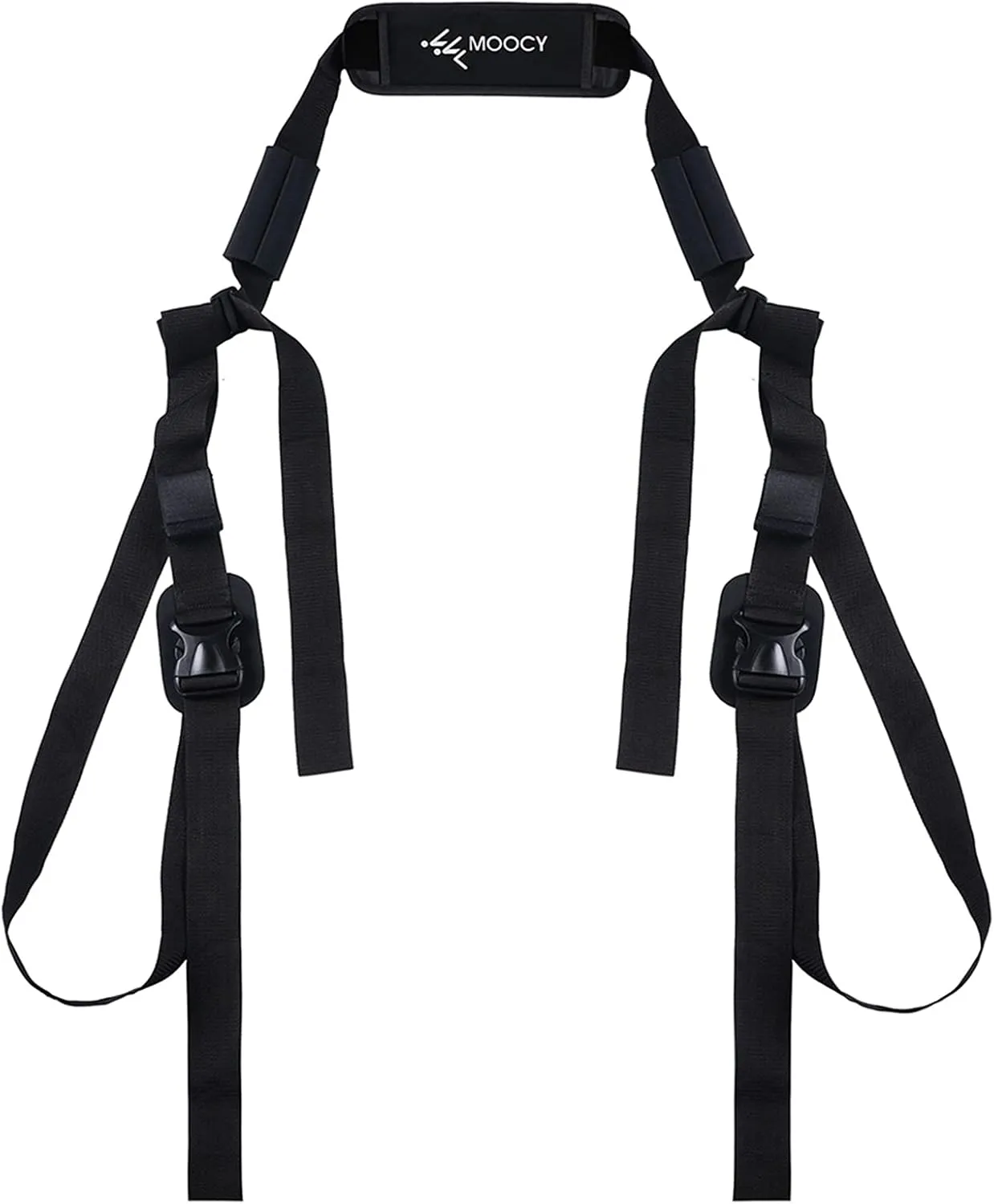 Kayak Fishing Accessories Surfboard Shoulder Strap Adjustable Carry Sling Stand Up Paddleboard Sup Board Surf Fins Paddle Wakeboard Surfing Kayak Tool for Kayaks Canoes Boats (Color : Black)
