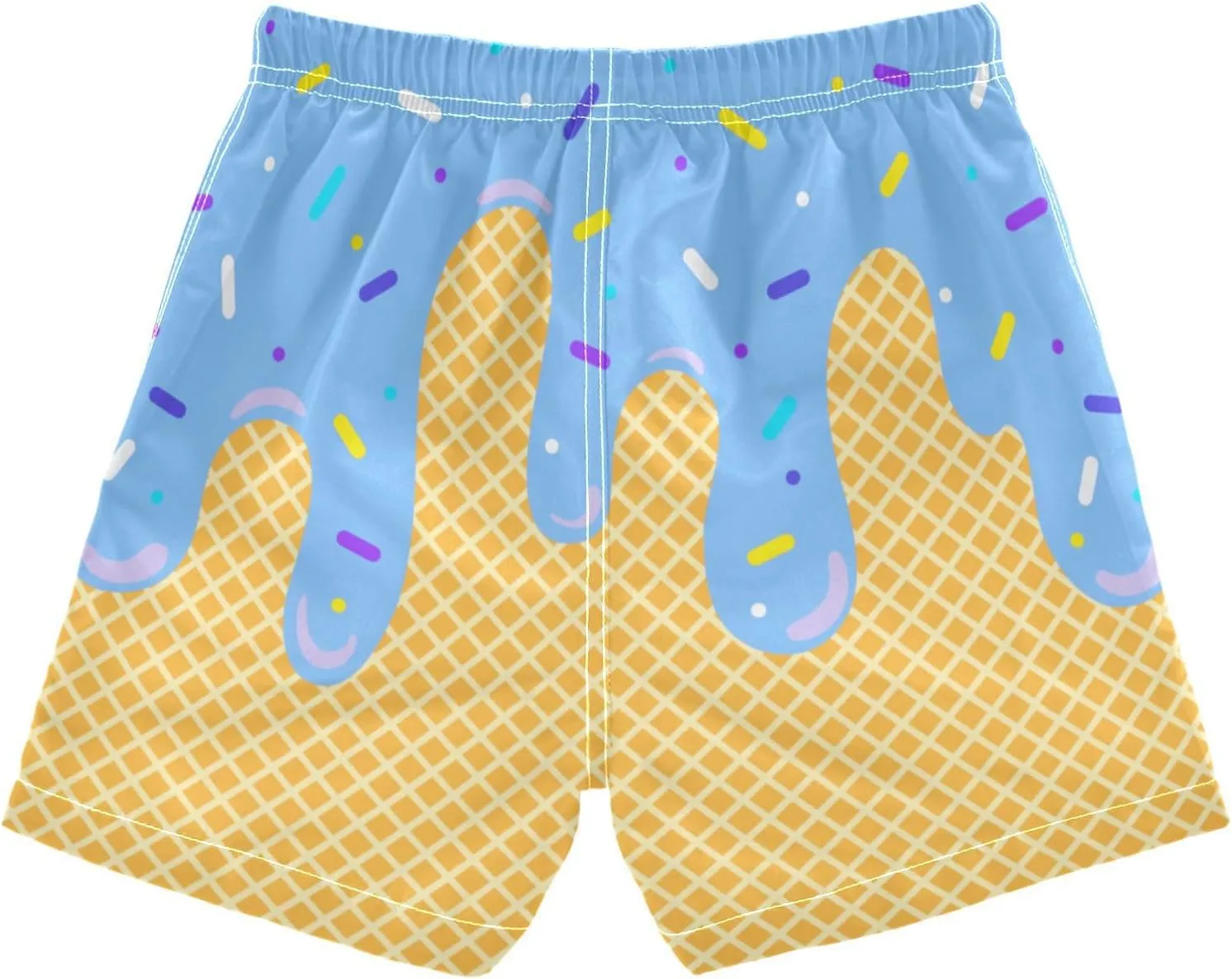 Little Boys Swim Trunks Beach Board Shorts Quick Dry Swimsuit Bathing Suits with Mesh Lining