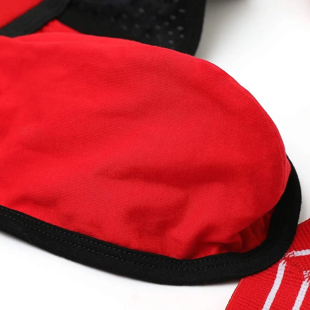 Men's Athletic Supporters Jockstrap 4-Pack Cotton Wide Waistband Active Underwear