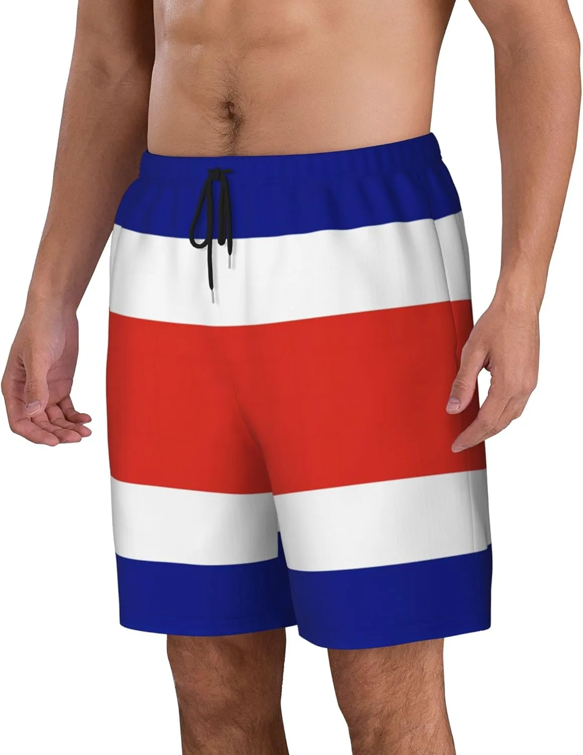 Mens Jamaica Swim Trunks Jamaican Flag Trunk Beach Shorts Quick Dry Board Shorts Summer Party Shorts Pockets Mesh