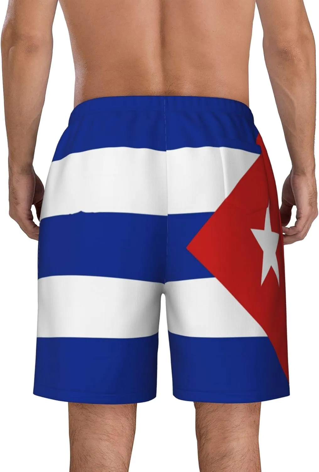 Mens Jamaica Swim Trunks Jamaican Flag Trunk Beach Shorts Quick Dry Board Shorts Summer Party Shorts Pockets Mesh