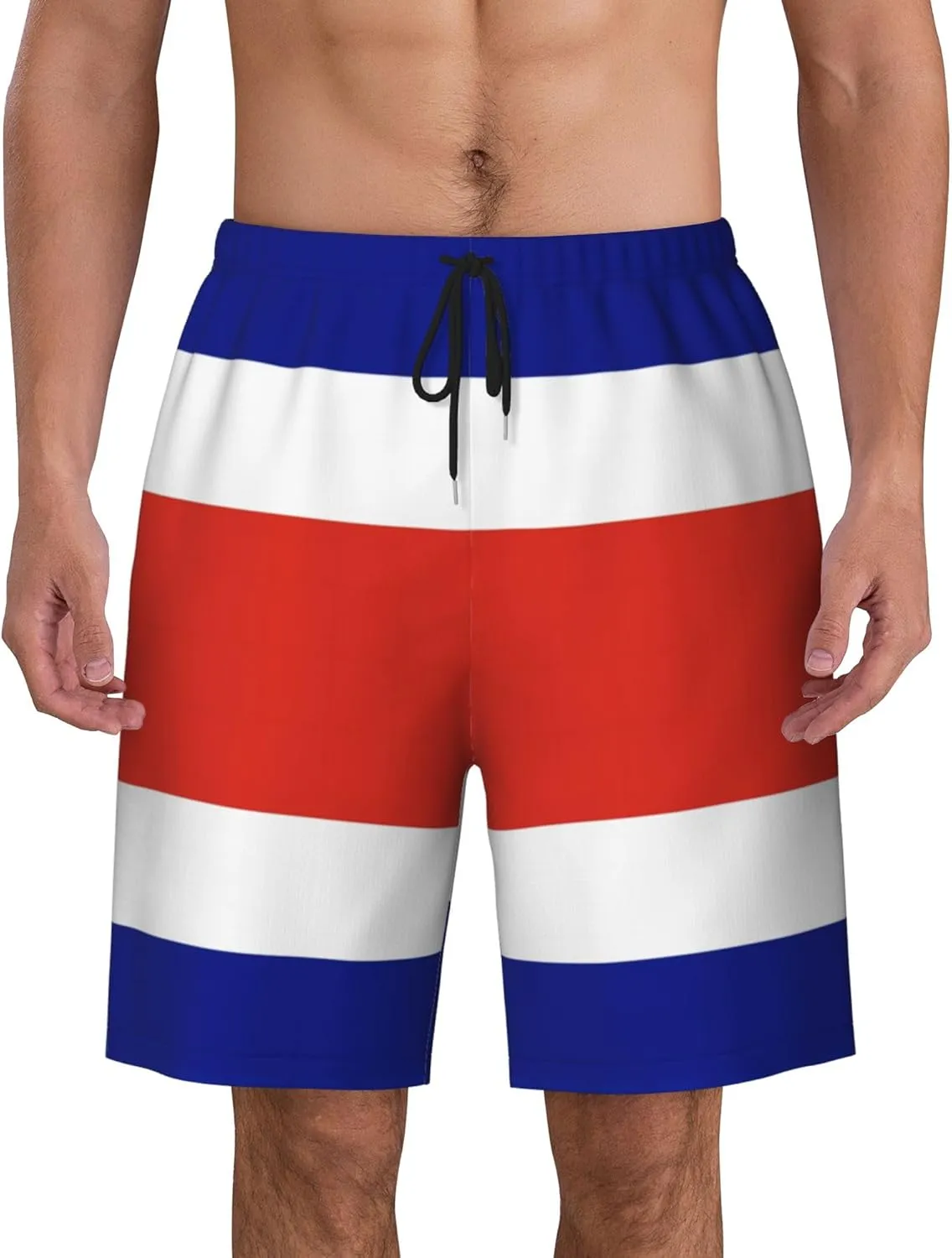 Mens Jamaica Swim Trunks Jamaican Flag Trunk Beach Shorts Quick Dry Board Shorts Summer Party Shorts Pockets Mesh