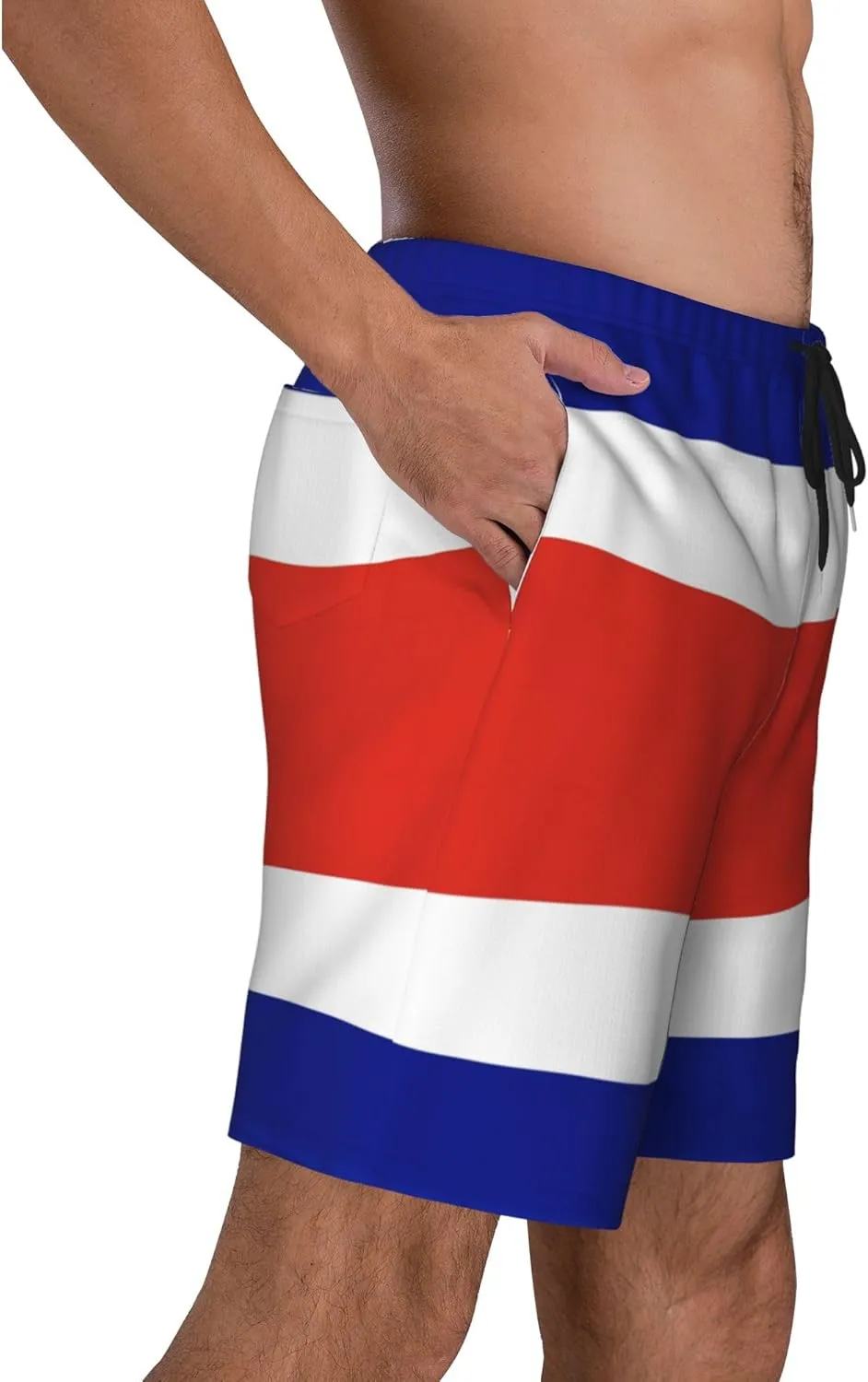 Mens Jamaica Swim Trunks Jamaican Flag Trunk Beach Shorts Quick Dry Board Shorts Summer Party Shorts Pockets Mesh