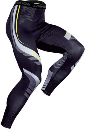OEBLD Compression Pants Men UV Blocking Running Tights 1 or 2 Pack Gym Yoga Leggings for Athletic Workout