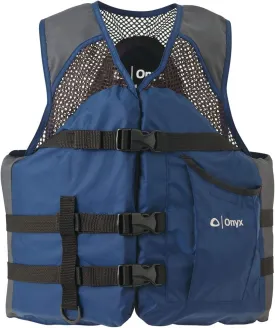 ONYX Mesh Classic Sport Life Jacket, Navy, 3X-Large