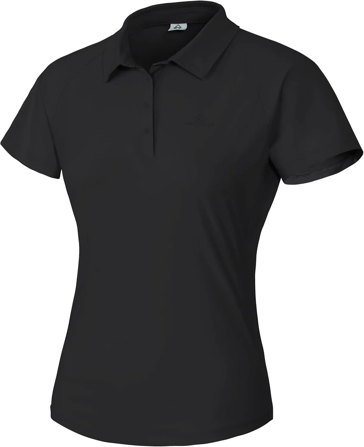 Pioneer Camp Women's Golf Shirt Short Sleeve Polo Shirts UPF 50  Quick Dry Collared Tennis Work Athletic Tops 4 Button