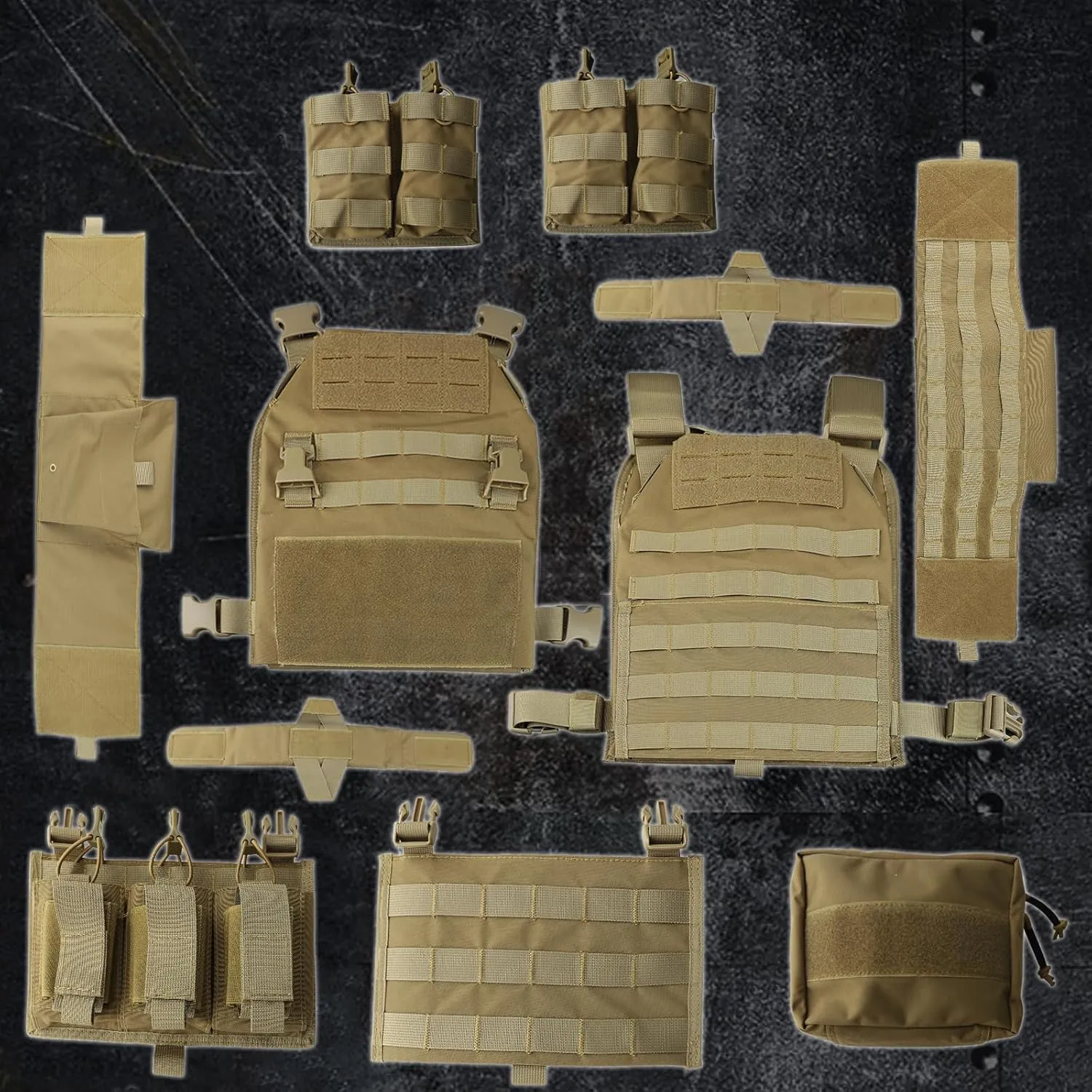 Tactical Vest for Men Molle Security Airsoft Vest Adult