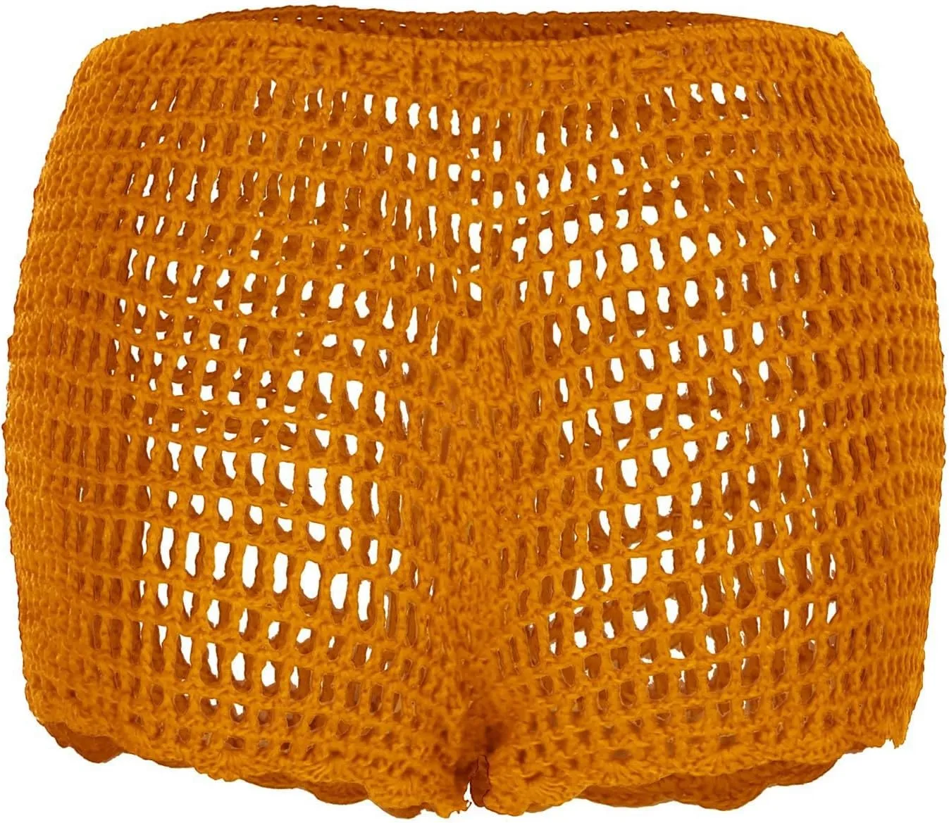 Women's Crochet Cover Up Shorts Hollow Out Knit Bathing Suit Crochet Beach Shorts Coverup Bottom